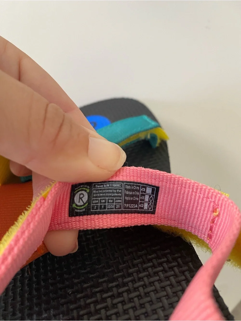 Teva Kids Original Universal Multicolor Strap Sandals